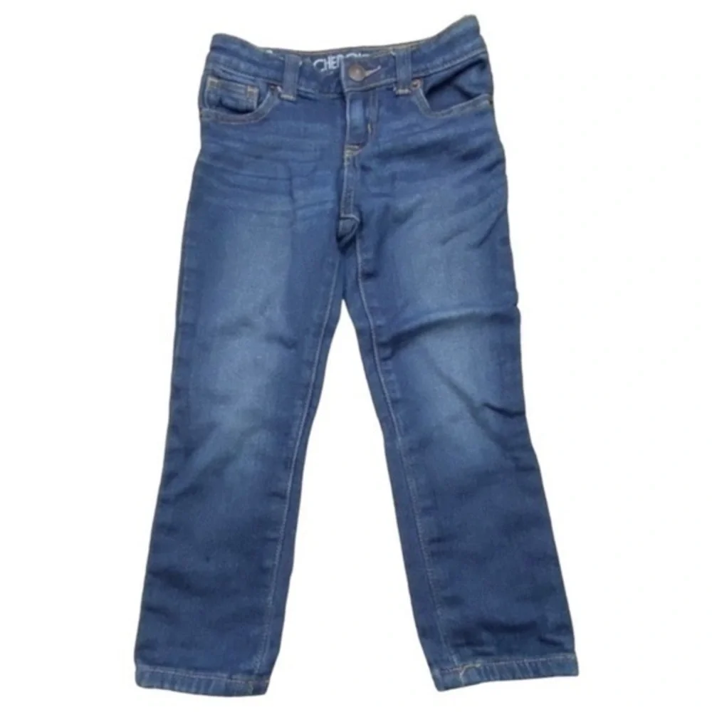 Cherokee Girls Pants Size 5 Super Skinny Crop Soft Comfy Faux Denim Pants